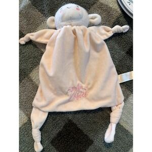 MTY International My 1st Easter Lamb Lovey Security Blanket Pink Cream Plush